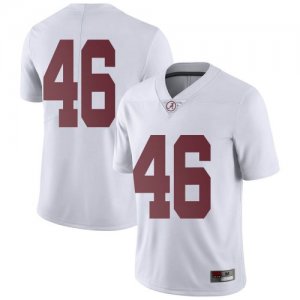 Men's Alabama Crimson Tide #46 Melvin Billingsley White Limited NCAA College Football Jersey 2403SVWC7